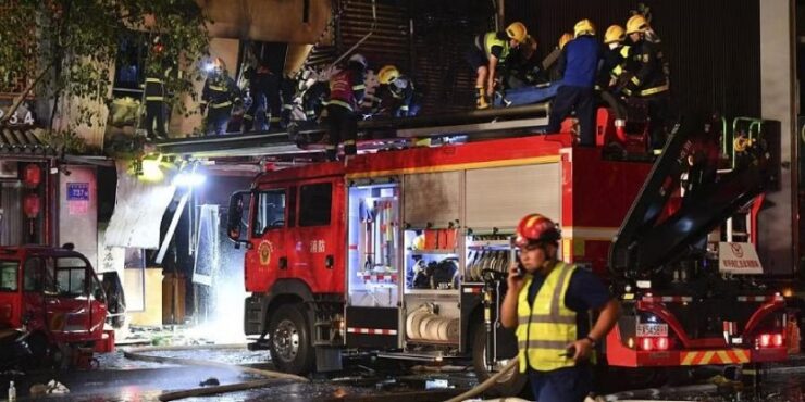 China barbecue restaurant gas explosion causes 31 fatalities.